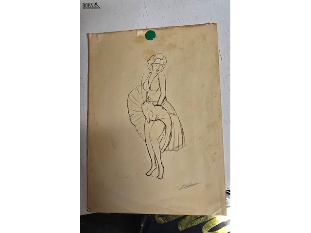 Lot 13 - marilyn monroe boeken en kader en prent - afbeelding 6 van  8