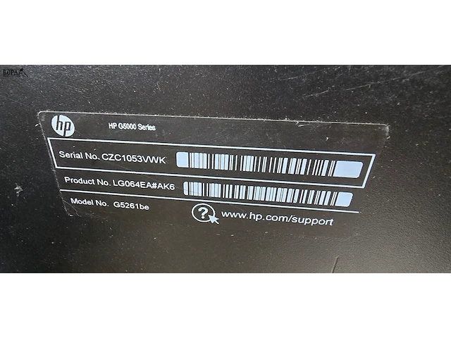 Lot 13 - pc configuratie hp desktop - afbeelding 2 van  6