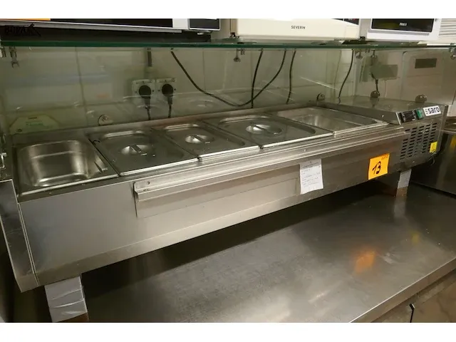 Lot 13 - rvs saladebar saro - afbeelding 2 van  4
