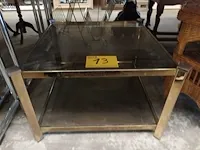 Lot 13 - vergulde salontafel - afbeelding 2 van  4