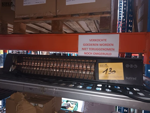 Lot 130 - patio heater sunred - afbeelding 1 van  4