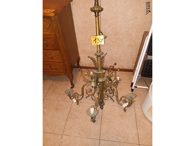Lot 132 - antieke luster - afbeelding 1 van  5