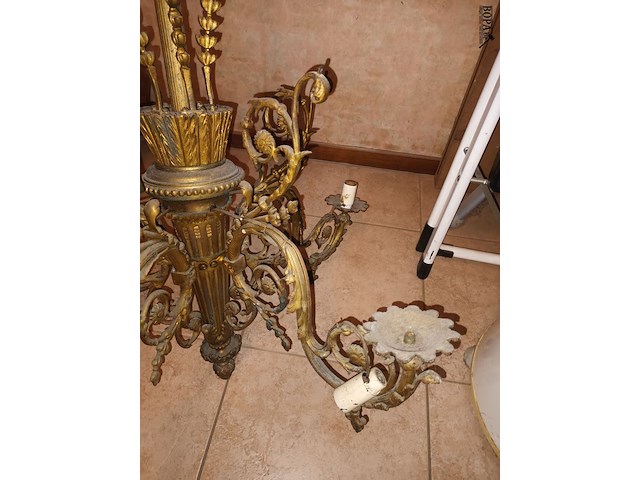 Lot 132 - antieke luster - afbeelding 3 van  5