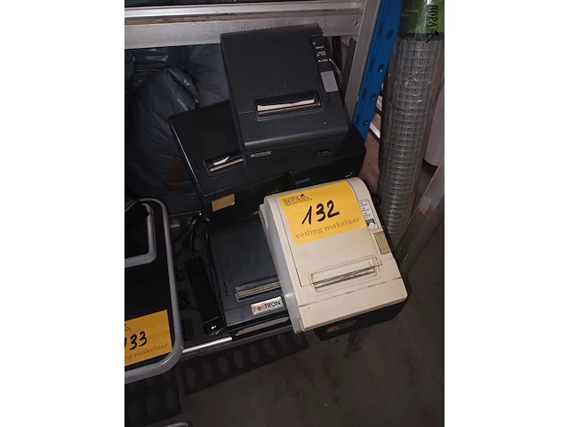 Lot 132 - ticketprinter. 8 stuks - afbeelding 1 van  3