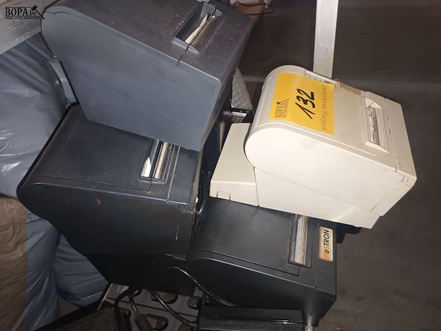 Lot 132 - ticketprinter. 8 stuks - afbeelding 2 van  3