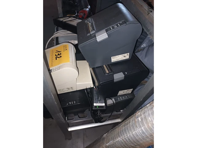 Lot 132 - ticketprinter. 8 stuks - afbeelding 3 van  3