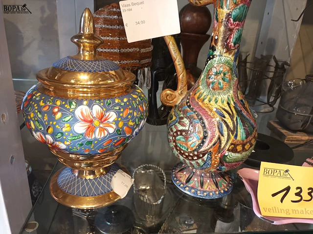 Lot 133 - diverse decoratie. 14 stuks - afbeelding 4 van  5