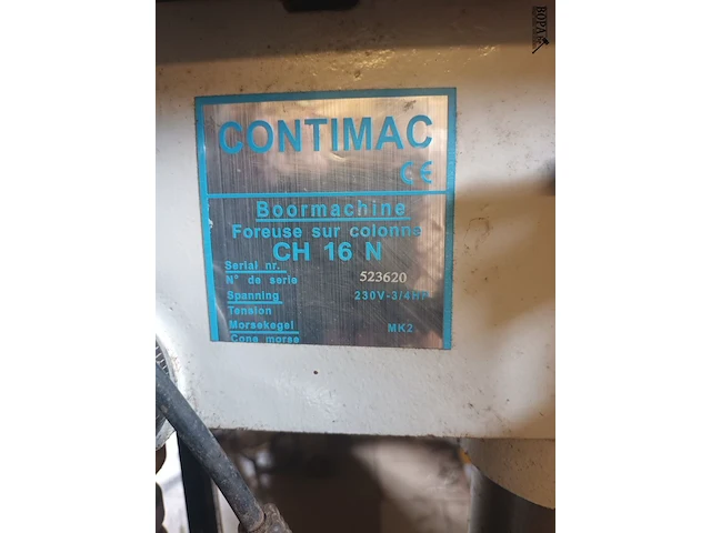 Lot 133 - kolomboormachine contimac - afbeelding 5 van  5