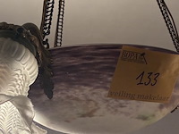 Lot 133 - luchter in glaspasta - afbeelding 2 van  4