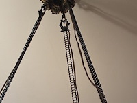 Lot 133 - luchter in glaspasta - afbeelding 4 van  4