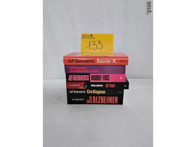 Lot 133 - serie boeken, j. geeraerts, romans, 6 stuks - afbeelding 1 van  1