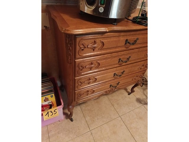 Lot 134 - ladekast louis xv - afbeelding 3 van  4