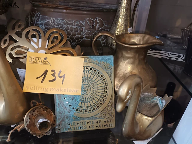 Lot 134 - lot koperwerk. 14 stuks - afbeelding 4 van  4