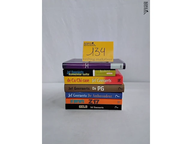 Lot 134 - serie boeken, j. geeraerts, romans, 7 stuks - afbeelding 1 van  1
