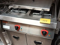Lot 137 - dubbele friteuse angelo po - afbeelding 1 van  4