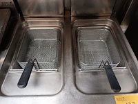 Lot 137 - dubbele friteuse angelo po - afbeelding 3 van  4