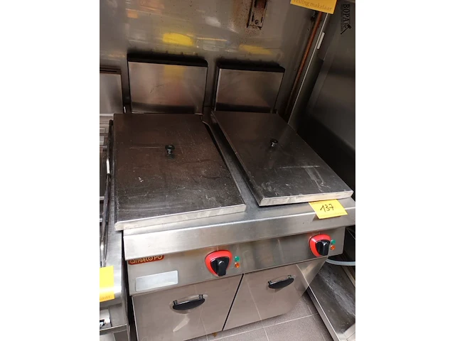 Lot 137 - dubbele friteuse angelo po - afbeelding 4 van  4