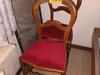 Lot 139 - antieke stoel. 2 stuks - afbeelding 1 van  3