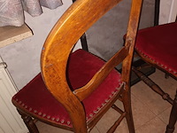 Lot 139 - antieke stoel. 2 stuks - afbeelding 3 van  3