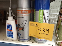 Lot 139 - wax en heggenschaarspray. 11 stuks - afbeelding 1 van  3