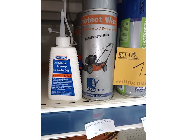 Lot 139 - wax en heggenschaarspray. 11 stuks - afbeelding 3 van  3