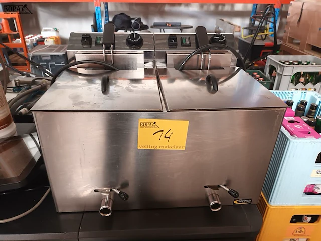 Lot 14 - dubbele friteuse sofinor - afbeelding 1 van  6