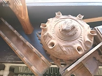 Lot 14 - houten decoratie. 12 stuks - afbeelding 4 van  6