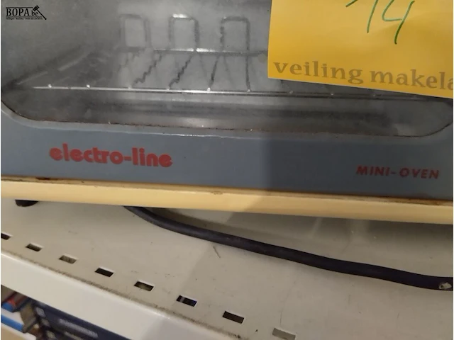 Lot 14 - mini oven electro-line - afbeelding 3 van  3