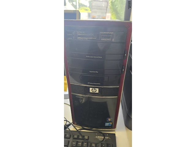 Lot 14 - pc desktop hp paviljon elite - afbeelding 2 van  4