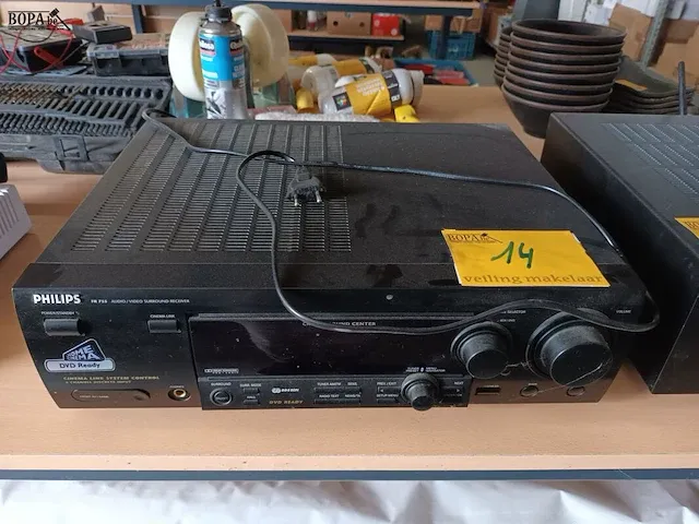 Lot 14 - philips fr 755 audio-video-surround-receiver - afbeelding 1 van  3