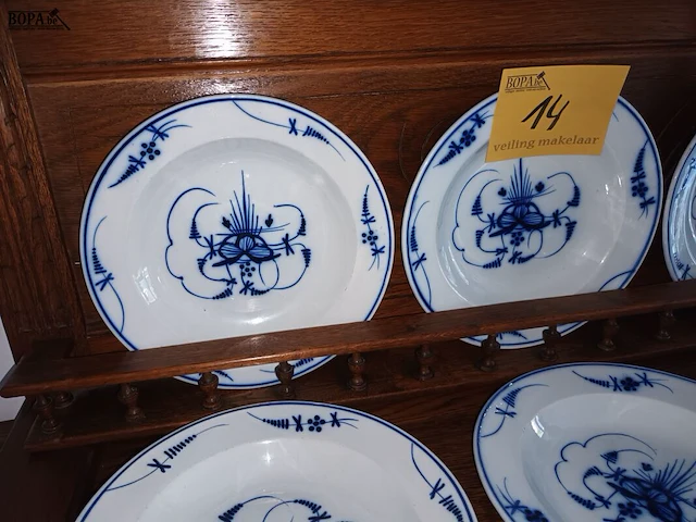 Lot 14 - sierborden. 6 stuks - afbeelding 2 van  4