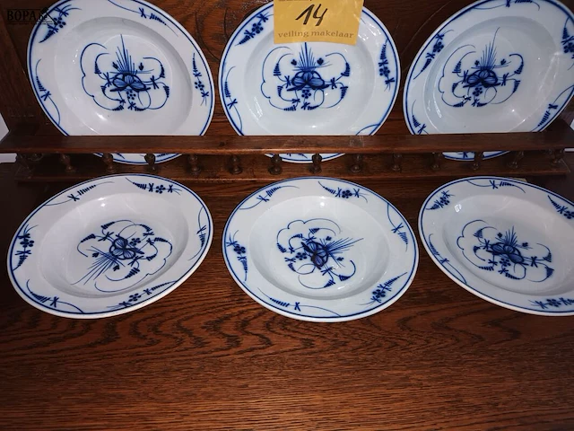 Lot 14 - sierborden. 6 stuks - afbeelding 3 van  4