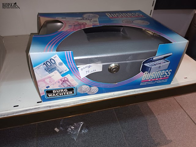 Lot 14 - sleutelkastjes en geldkoffers. 5 stuks - afbeelding 3 van  4