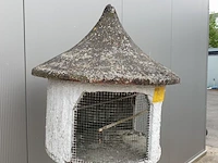 Lot 14 - vintage vogelkooi beton - afbeelding 3 van  5