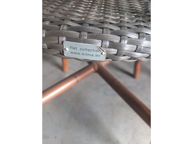 Lot 14 - wicker terras stoel hilma. 40 stuks - afbeelding 6 van  6