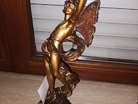 Lot 140 - beelden in zamac. 2 stuks - afbeelding 4 van  4