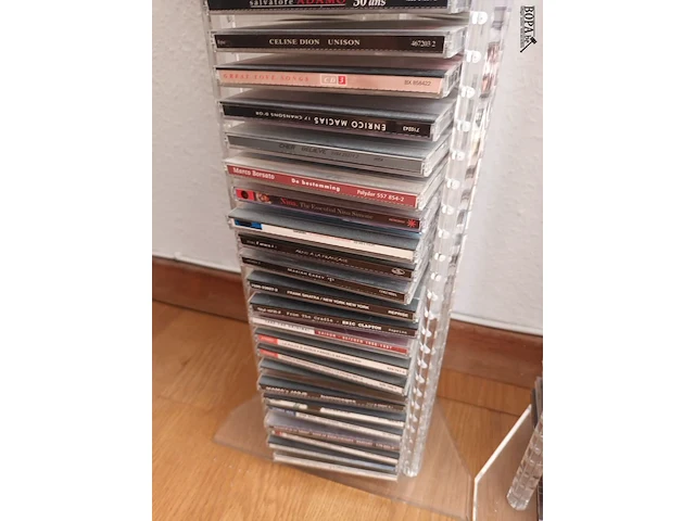 Lot 140 - cd rek met muziek cd’s. 2 stuks - afbeelding 5 van  9