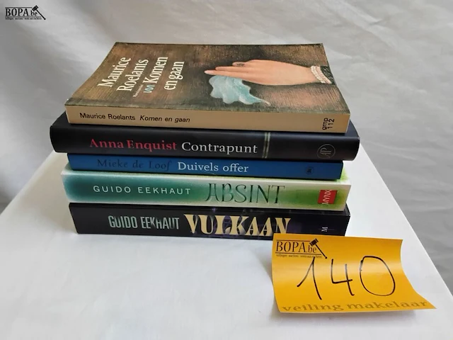 Lot 140 - lot boeken, allerlei, romans, 5 stuks - afbeelding 1 van  1
