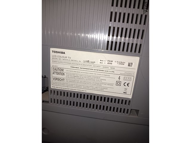 Lot 140 - tv toshiba - afbeelding 3 van  3