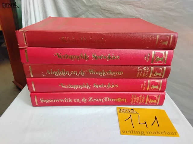Lot 141 - serie lecturama sprookjes, 5 stuks - afbeelding 1 van  1