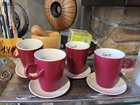Lot 144 - koffietassen en decoratie. 12 stuks - afbeelding 2 van  5