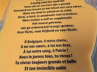 Lot 145 - sponzen belgie voetbal handen met tekst vlaamse brabanconne - afbeelding 3 van  3