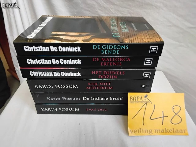 Lot 148 - lot boeken, c. de coninck en k. fossum, romans, 6 stuks - afbeelding 1 van  1