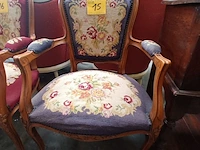 Lot 15 - armstoel louis xv - afbeelding 1 van  4