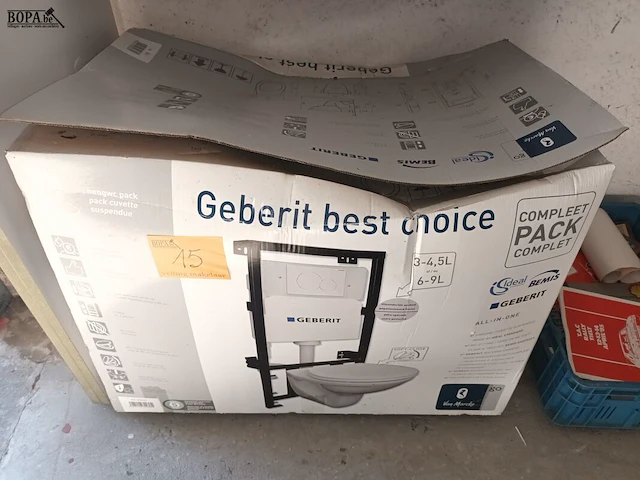Lot 15 - geberit hangtoilet - afbeelding 1 van  4