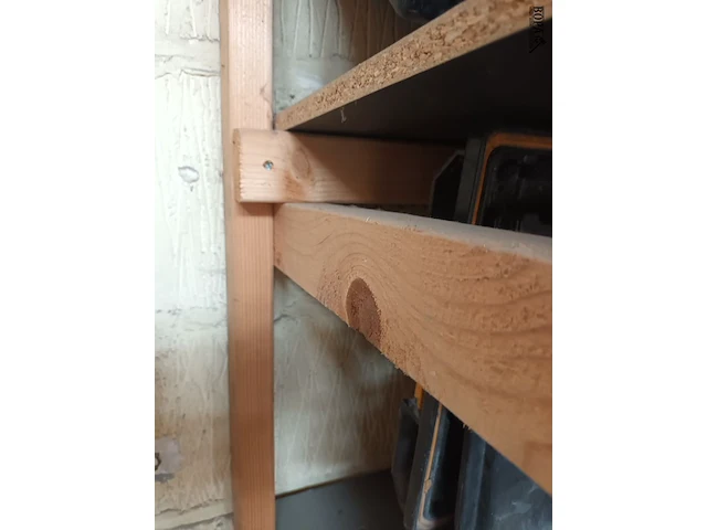 Lot 15 - houten rek - afbeelding 3 van  3
