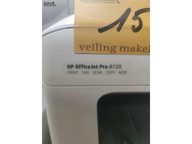 Lot 15 - hp officejet pro printer - afbeelding 2 van  3