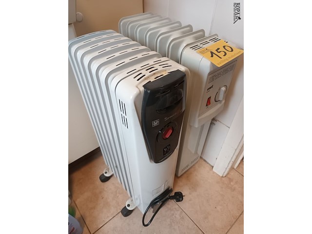 Lot 150 - elektrische radiator. 2 stuks - afbeelding 3 van  5