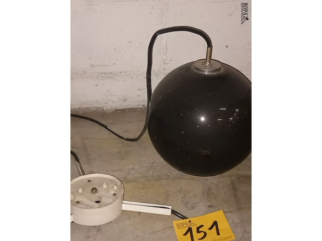 Lot 151 - retro lamp - afbeelding 3 van  3