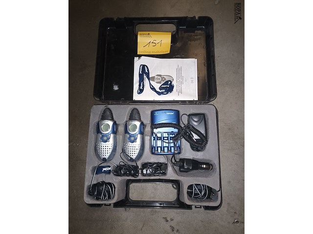 Lot 151 - walkie talkie set topcom - afbeelding 1 van  3